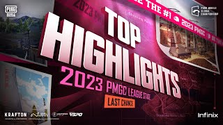 TOP HIGHLIGHTS  2023 PMGC LAST CHANCE STAGE  PUBG MOBILE ESPORTS [upl. by Justus975]