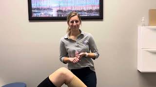 Manual Lymphatic Drainage Massage lymphaticdrainage lymphaticmassage kneesurgey lymphedema [upl. by Owens146]