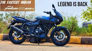 2023 Bajaj Pulsar 220F First Ride Review  Legend is Back [upl. by Anaihs]