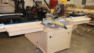 Build the Fine Woodworking Miter Saw Station Pt 2 [upl. by Eitsyrc]