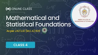 MSF JNTUK R20  UNIT  2  Sampling and Estimation Theory  Class 4  Telugu NimraCollegeMCA [upl. by Kciredor]