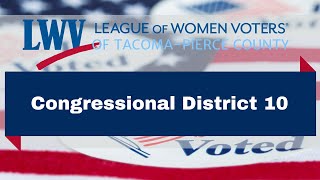 LWV 2024 Candidates Forum Primary Election Congressional District 10 [upl. by Nitsew20]