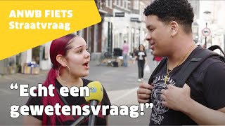 Fiets jij wel eens door rood  ANWB Straatvraag [upl. by Felipe]