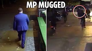 Shock moment Labour MP mugged in London street after being chased amp ambushed by ebike gang [upl. by Ajna]