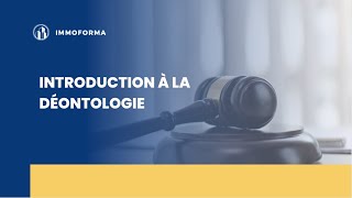 Introduction à la déontologie [upl. by Ardeen]