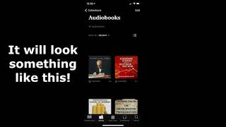 How to Listen to Audiobooks on Your iPhone or MP3 Player [upl. by Tlevesor992]