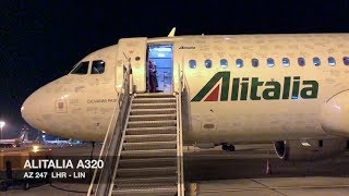 TRIP REPORT  Alitalia A320  London LHR ✈ Milan LIN  Economy Class [upl. by Larimore]