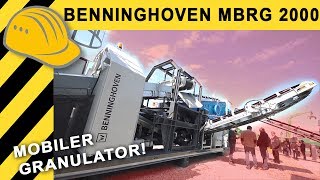 Benninghoven MBRG 2000 Granulator  Bauforum24 Kurzvorstellung  TiefbauLive [upl. by Vas443]