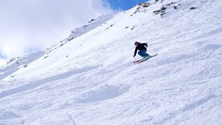 Skifahren lernen auf hügeligenbuckligen Pisten für Einsteiger [upl. by Leahcimnaes]