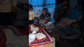 Nomadic village life rain video [upl. by Eornom]