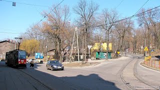 20120317TRAM Ploteczki trójkąt i ostra jazda czyli najpiękniejsza końcówka w Sosnowcu [upl. by Lennaj697]