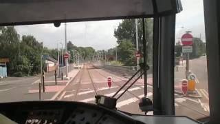 Metrolink Drivers Eye View  New Islington to Velopark  Ashton Line [upl. by Thain]