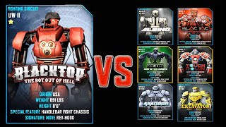 Blacktop vs WRB 2 series  Real Steel WRB [upl. by Ahrat]