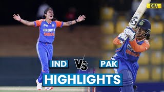 IND Vs PAK Highlights India Women Beat Pakistan Women By 7 Wickets I Womens Asia Cup [upl. by Yorztif]