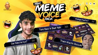 NEW VOICE PACK 🇮🇳 Garena Free Fire [upl. by Ativahs]