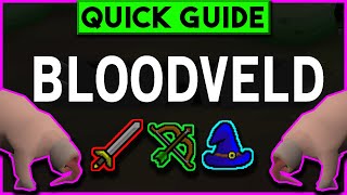 OSRS Bloodveld Slayer Guide  Melee  Ranged  Magic  Quick Guide 2018 [upl. by Lihkin]