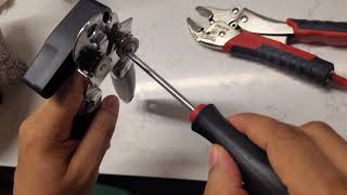 Fix and align the gears on a can opener thats grinding but not opening a can [upl. by Calen]