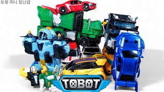 Tobot Toys Mini Version Sport Car AircraftCity CarDump TruckTransformation Into Robot [upl. by Inail856]