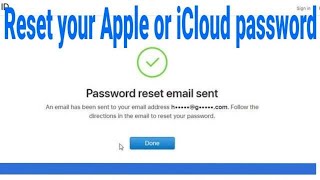 reset icloud password [upl. by Munson]