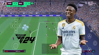 EA SPORTS FC 24 PPSSPP MOD ENGLISH VERSION LATEST UPDATE PES 2024 PSP CAMERA PS5 [upl. by Wernda]