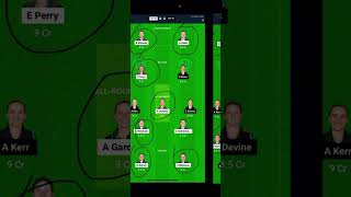 Aus w vs NZ w dream11 predictionNz w vs Aus dream11 shorts [upl. by Natloz]