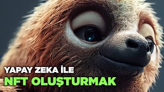 Midjourney Yapay Zeka İle NFT Oluşturmak  Tamamen ÜCRETSİZ [upl. by Laersi]