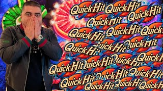 MIND BLOWING JACKPOT On Quick Hit Link Slot Machine [upl. by Ailey]