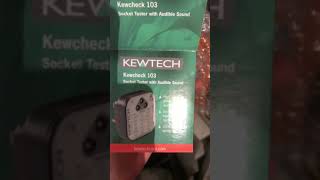 Kewtech Kewcheck Socket Tester in Action [upl. by Avelin]