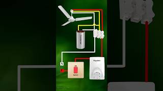 Ceiling Fan Connection  Ceiling Fan Regulator Connection  Ceiling Fan Wiring Diagram ceilingfan [upl. by Elirpa]