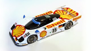 Building the 124 Le Mans Miniatures 1994 Dauer Porsche 962 Le Mans [upl. by Hagood137]