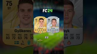 Gyökeres vs Dovbyk The FIFAFC Battle for Card Evolution [upl. by Oniliuqnart]