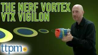 The Nerf Vortex VTX Vigilon Review and Demo  Hasbro Toys amp Games [upl. by Sidman]