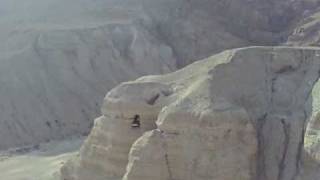 Qumran Caves above the Dead Sea [upl. by Eudoxia]