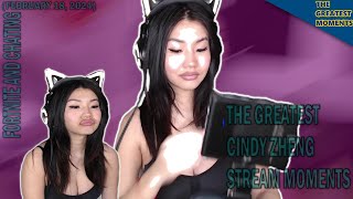 The Greatest Cindy Zheng Stream Moments February 18 2024 [upl. by Nwahsear]