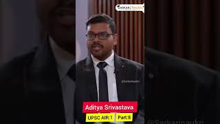 UPSC Topper Interview 2024 Aditya Srivastava Rank 1🔥Indian Foreign Policy Basic Structure  Part8 [upl. by Inacana48]