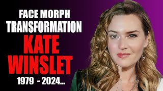 Kate Winslet  Transformation Face Morph Evolution 1979  2024 [upl. by Hsevahb144]