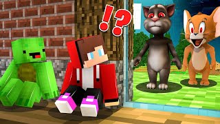 Tom amp Jerry Stole EVERYTHING from MIKEY amp JJ House in MINECRAFT animations [upl. by Ramon]