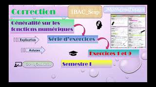 Correctionexercice19generafonctionnumériques [upl. by Aneleh]