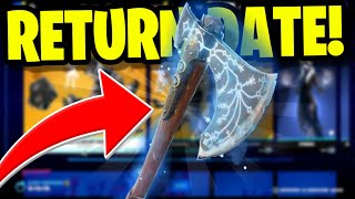 LEVIATHAN AXE PICKAXE RETURN RELEASE DATE IN FORTNITE ITEM SHOP MAY 2023 [upl. by Ahcsropal]