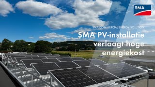 SMA PVinstallatie verlaagt hoge energiekost  Toyotagarage Pieters [upl. by Iggem]