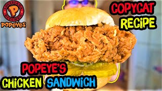 POPEYES CHICKEN SANDWICH  Copycat Recipe [upl. by Lorrad715]