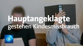 Lügde Hauptangeklagte gestehen hundertfachen Kindesmissbrauch [upl. by Ennayrb]