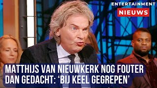 Schokkende onthullingen Matthijs van Nieuwkerk bij keel gegrepen [upl. by Eda547]