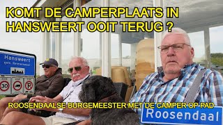 Komt de camperplaats in Hansweert ooit terug En op bezoek bij de burgemeester van Roosendaal [upl. by Honeyman]