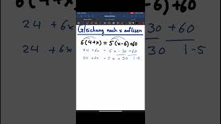 GLEICHUNG NACH X AUFLÖSEN mathematics tricks algebra [upl. by Stambaugh440]