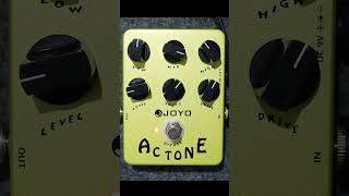 Joyo AC Tone JF13 Simulador Vox AC30 2 overdrive loucosporpedais voxac30 joyopedals actone [upl. by Atirihs]