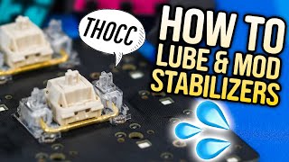 How To Lube Keyboard Stabilizers Consistent Results [upl. by Carin207]