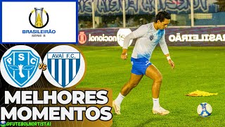 PAYSANDU X AVAÍ  SÉRIE B 2024  Gols e Melhores Momentos  Futebol Nortista [upl. by Melcher]