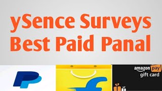 ySense best paid surveys earning website for influencers [upl. by Esiom554]