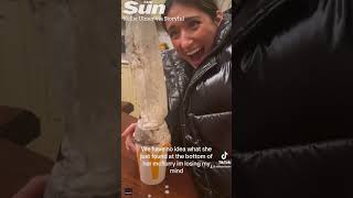 Disgusted customer pulls mysterious PLASTIC from McDonalds McFlurry cup [upl. by Denys177]